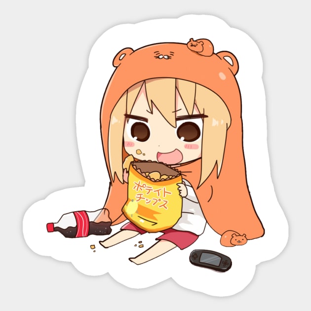 Himouto Umaru Chan T-shirt Sticker by Rumiho